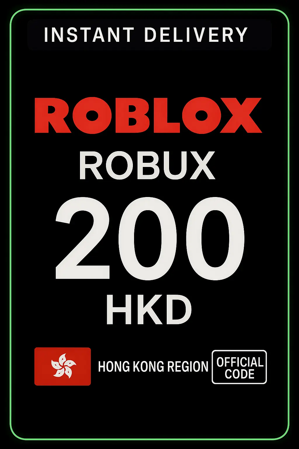 Karta gry Roblox 200 HKD (HK) Karta gry Roblox 200 HKD (HK)