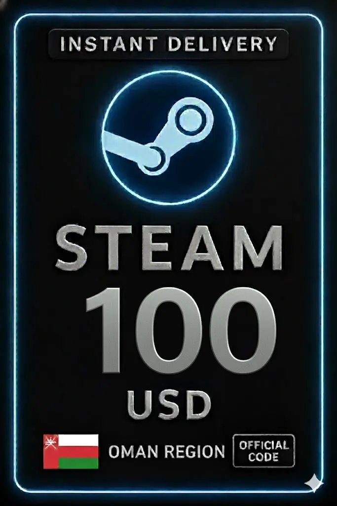 Код за Steam Wallet - 100 USD (Оман) Код за Steam Wallet - 100 USD (Оман)