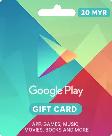 Dárková karta Google Play - Malajsie MYR 20 Dárková karta Google Play - Malajsie MYR 20
