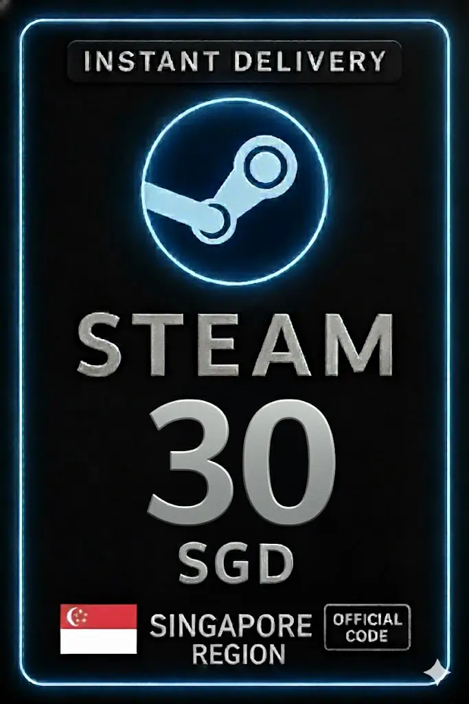 Kod portfela Steam Singapur 30 SGD Kod portfela Steam Singapur 30 SGD