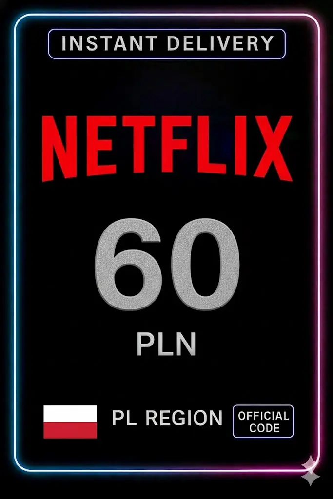 Carta Regalo Netflix 60 PLN Carta Regalo Netflix 60 PLN