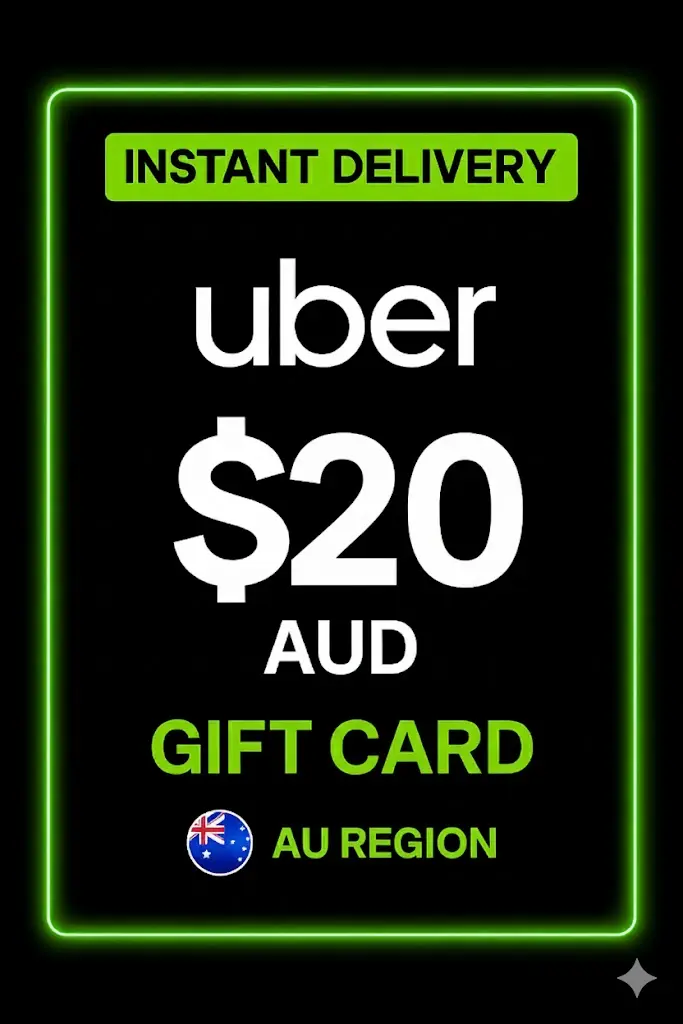 उबर उपहार कार्ड - 20 AUD उबर उपहार कार्ड - 20 AUD