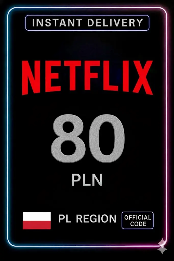 Carta regalo Netflix 80 PLN Carta regalo Netflix 80 PLN