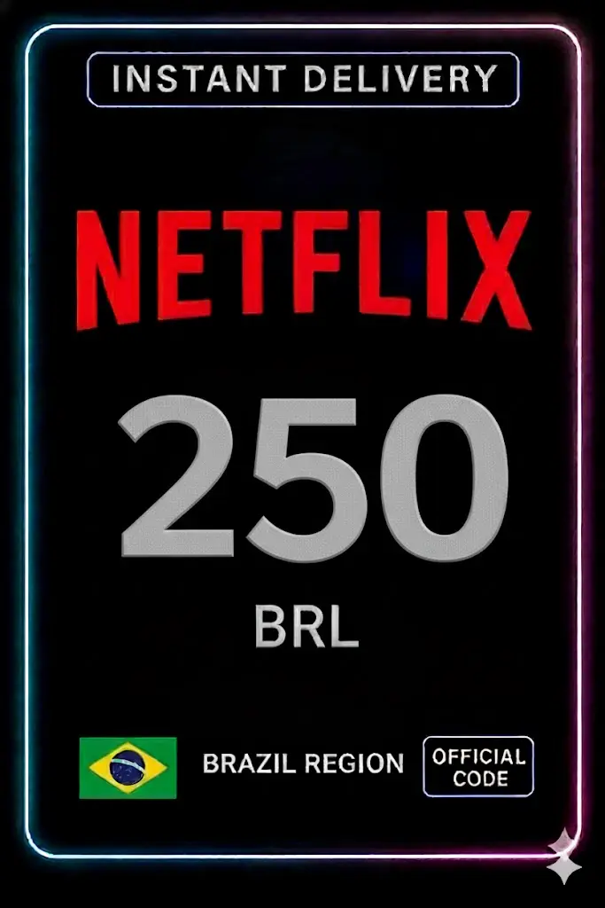 Netflix gjafakort 250 BRL BR Netflix gjafakort 250 BRL BR
