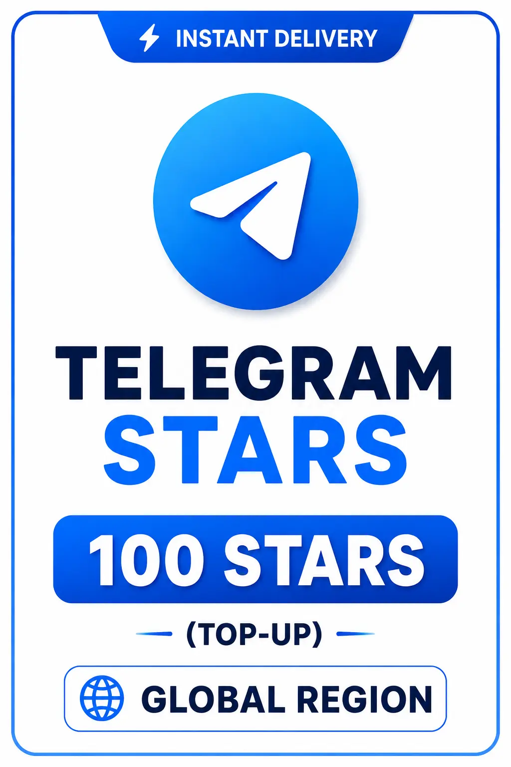 Telegram - 100 Stars (Top-Up) Telegram - 100 Stars (Top-Up)