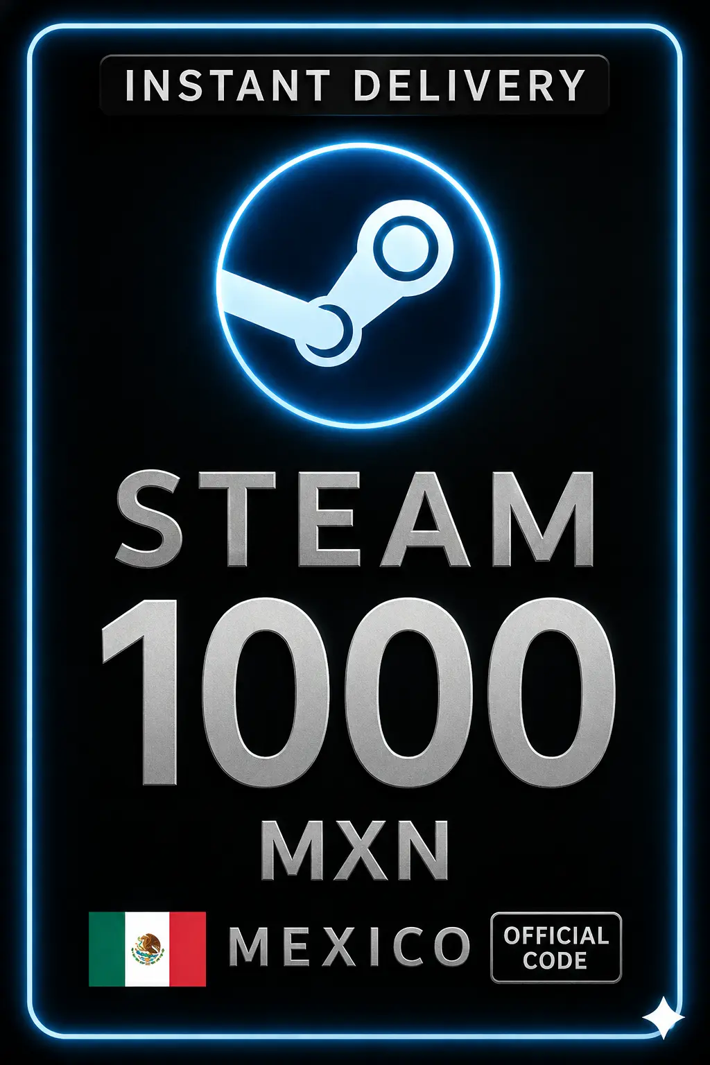 Steam Wallet 1000 MXN - (Mexico) Steam Wallet 1000 MXN - (Mexico)