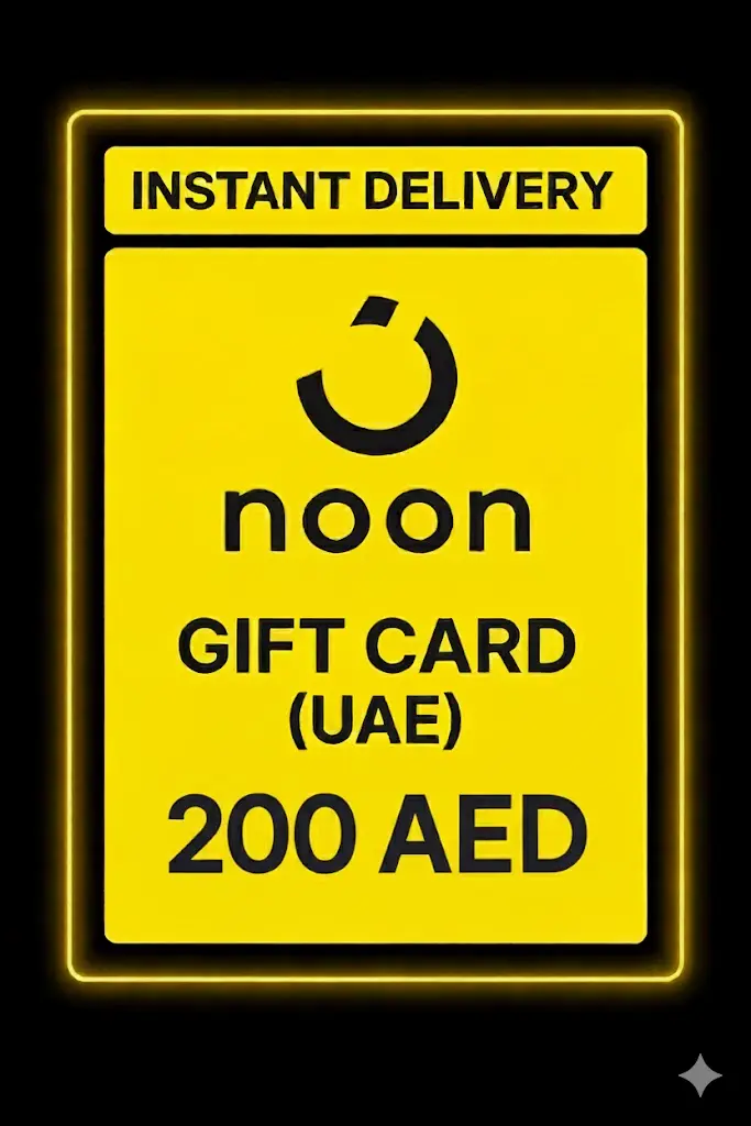 Noon Gift Card (UAE) - 200 AED Noon Gift Card (UAE) - 200 AED