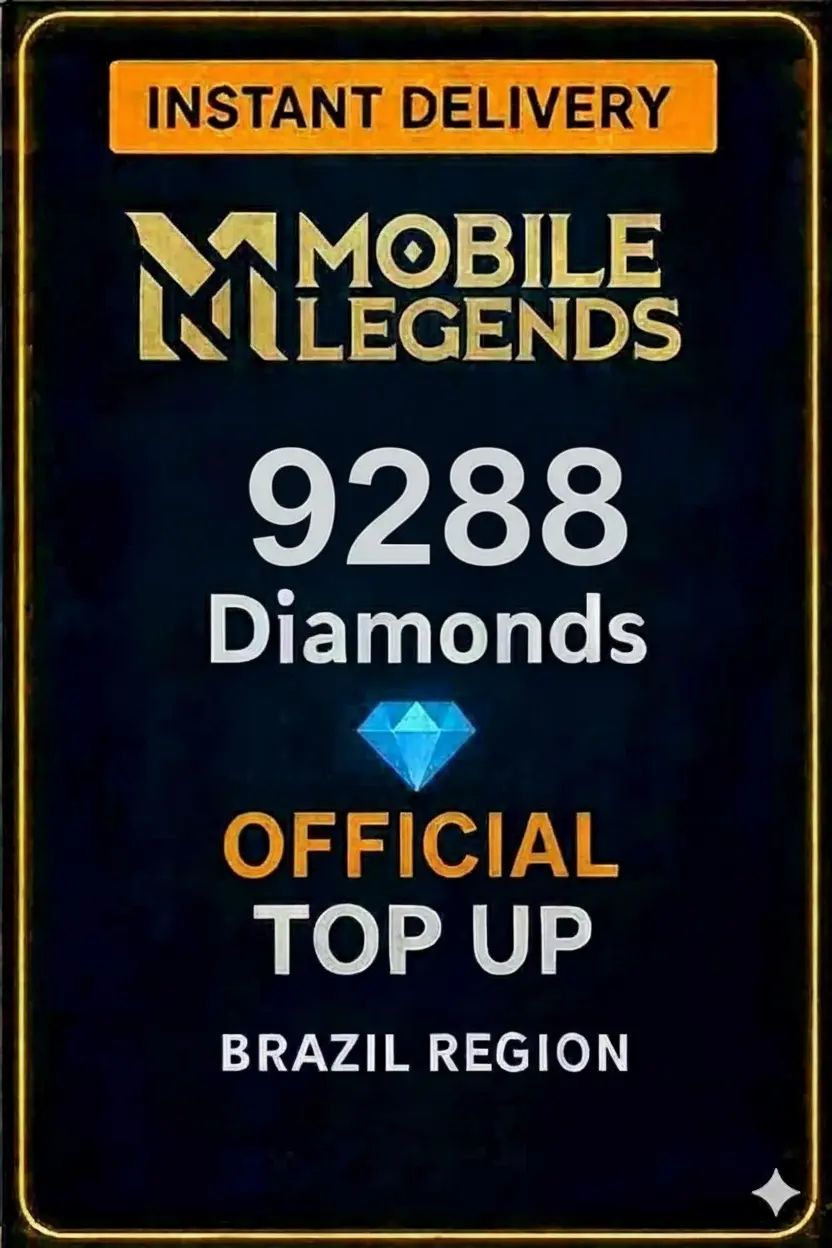 Mobile Legends - 9288 диаманта за зареждане (Бразилия) Mobile Legends - 9288 диаманта за зареждане (Бразилия)