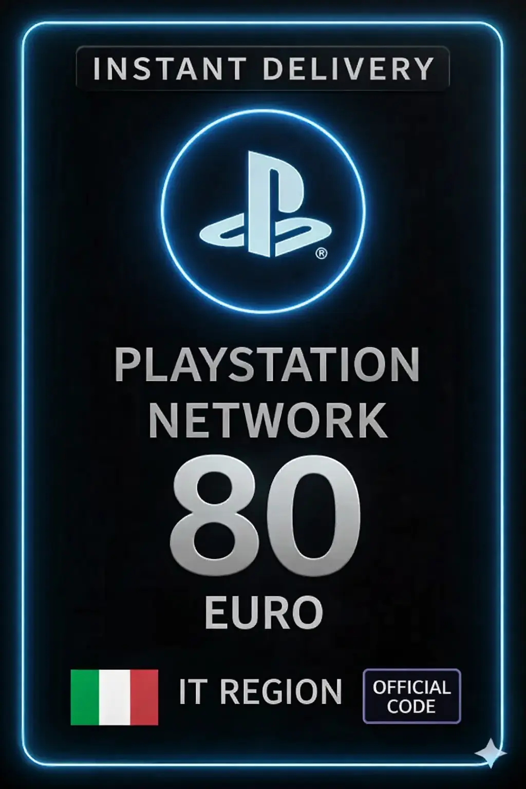 Playstation Gift Card Italy - 80€ Playstation Gift Card Italy - 80€