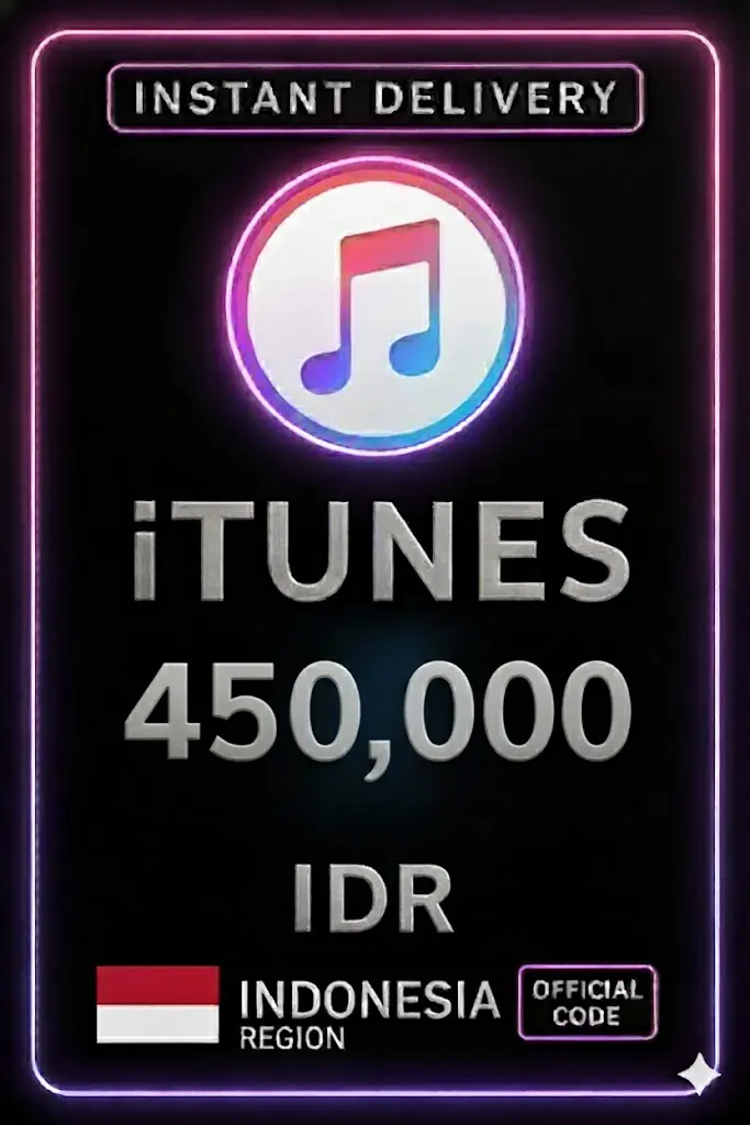 iTunes Gift Card Индонезия - 450.000 IDR iTunes Gift Card Индонезия - 450.000 IDR