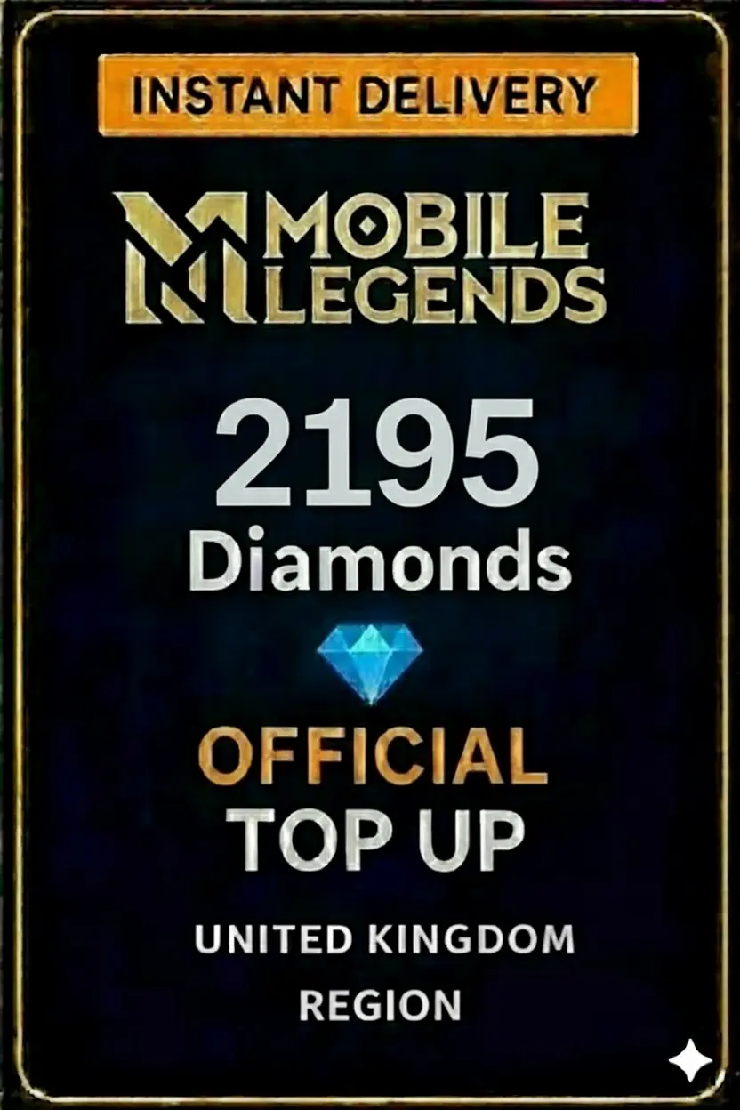 Mobile Legends - 2195 Diamonds Top-Up (UK) Mobile Legends - 2195 Diamonds Top-Up (UK)