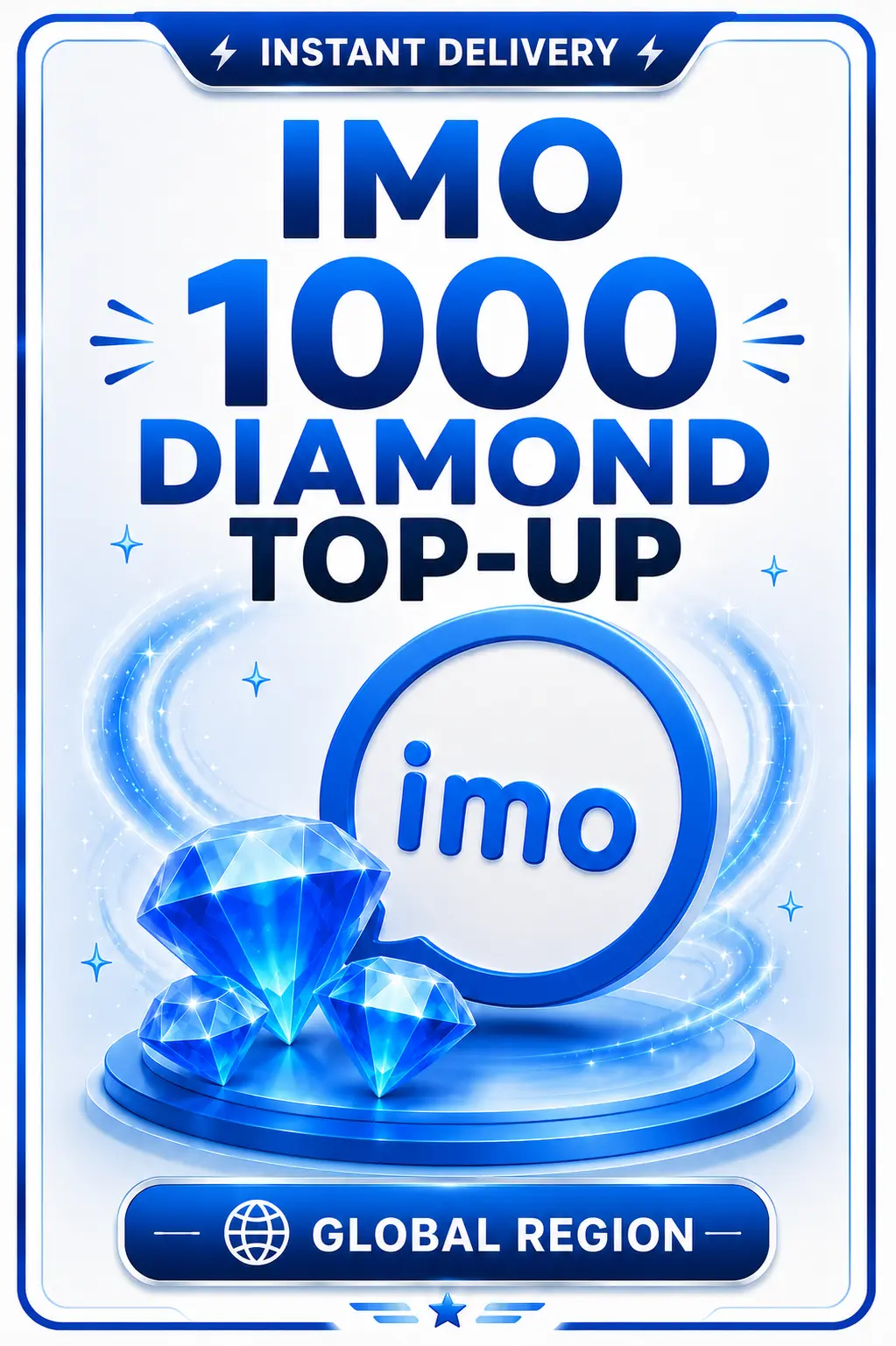 IMO Chat - 1000 diamantů (dobití) IMO Chat - 1000 diamantů (dobití)