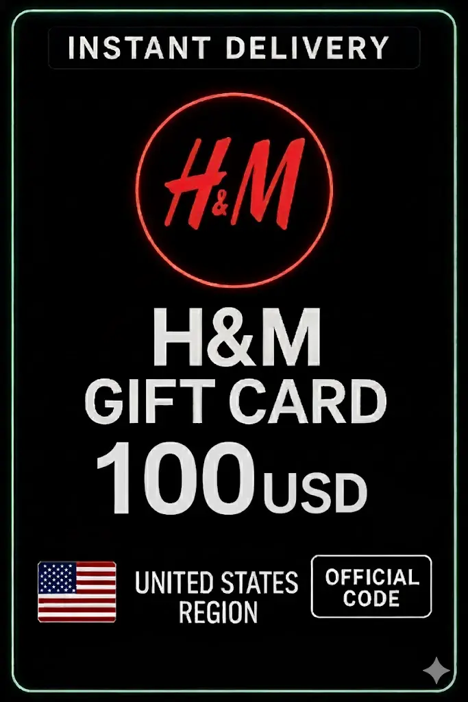 H&M gavekort - 100$ H&M gavekort - 100$