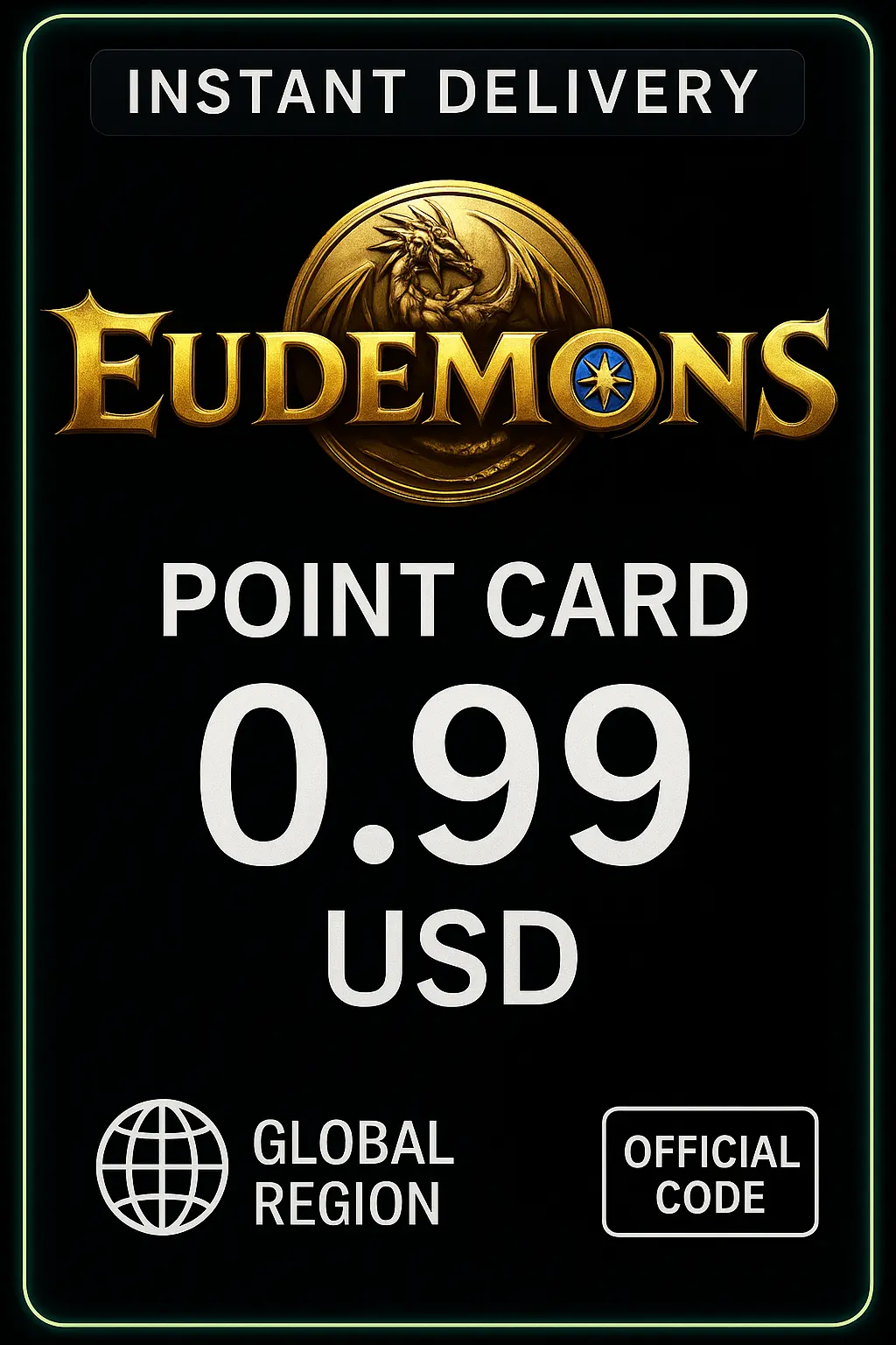 Eudemons Punktkarte 0,99 USD Eudemons Punktkarte 0,99 USD