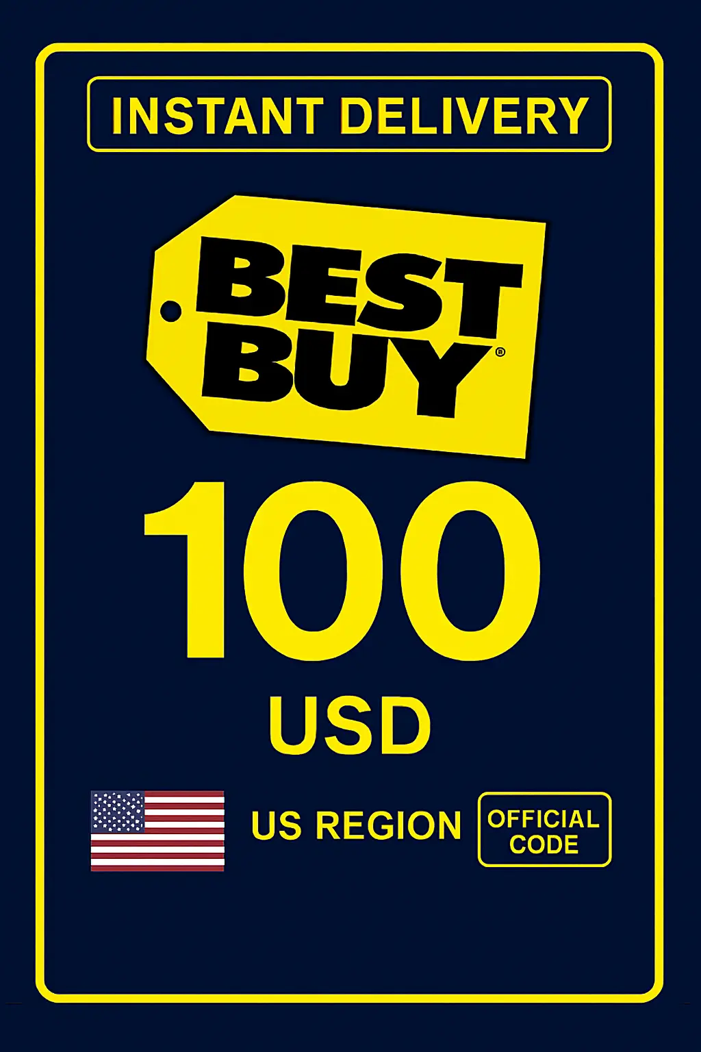 Carte-cadeau Best Buy 100 $ US Carte-cadeau Best Buy 100 $ US
