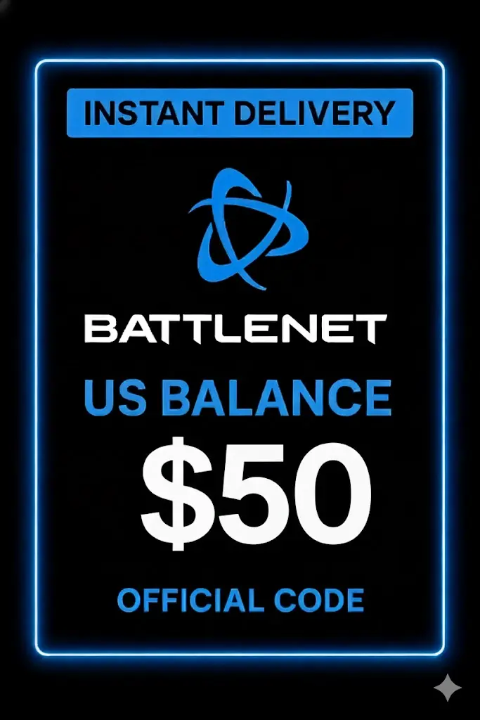 Battlenet presentkort US saldo $50 Battlenet presentkort US saldo $50