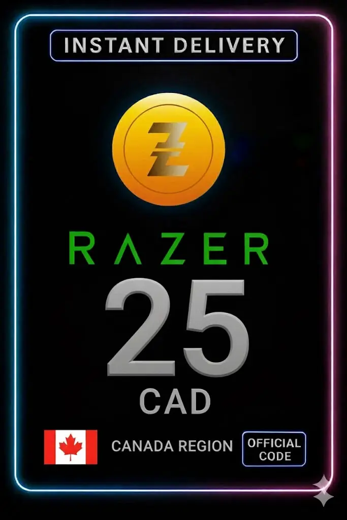 Razer Gold Canada 25CAD Razer Gold Canada 25CAD