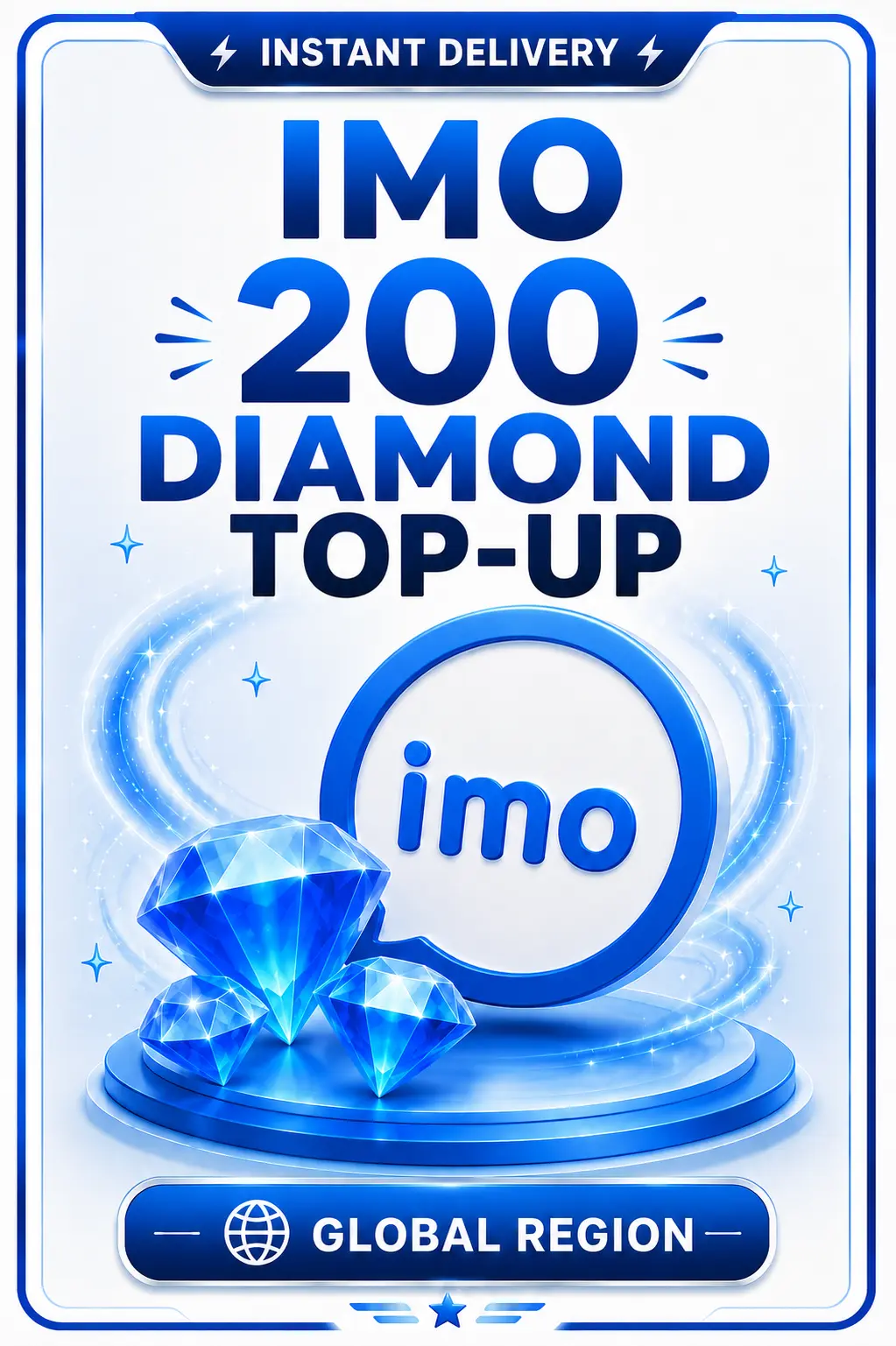 IMO Chat - 200 diamantů (dobití) IMO Chat - 200 diamantů (dobití)