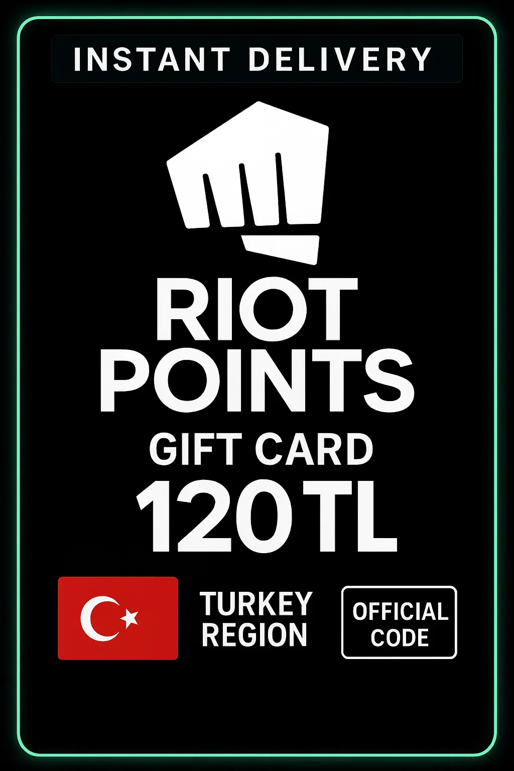 Riot Points 120 TL - (Türkiye) Riot Points 120 TL - (Türkiye)