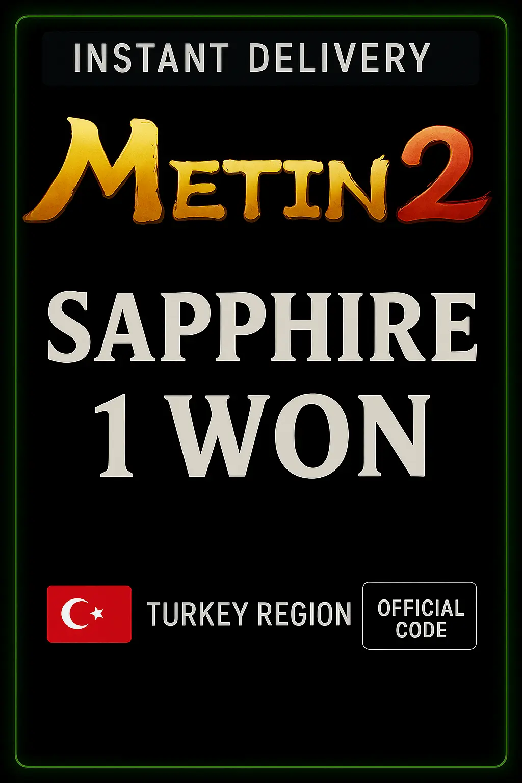 SAPPHIRE - 1 VUNN (CH1 Blár Fáni - Seljandi Framan) SAPPHIRE - 1 VUNN (CH1 Blár Fáni - Seljandi Framan)