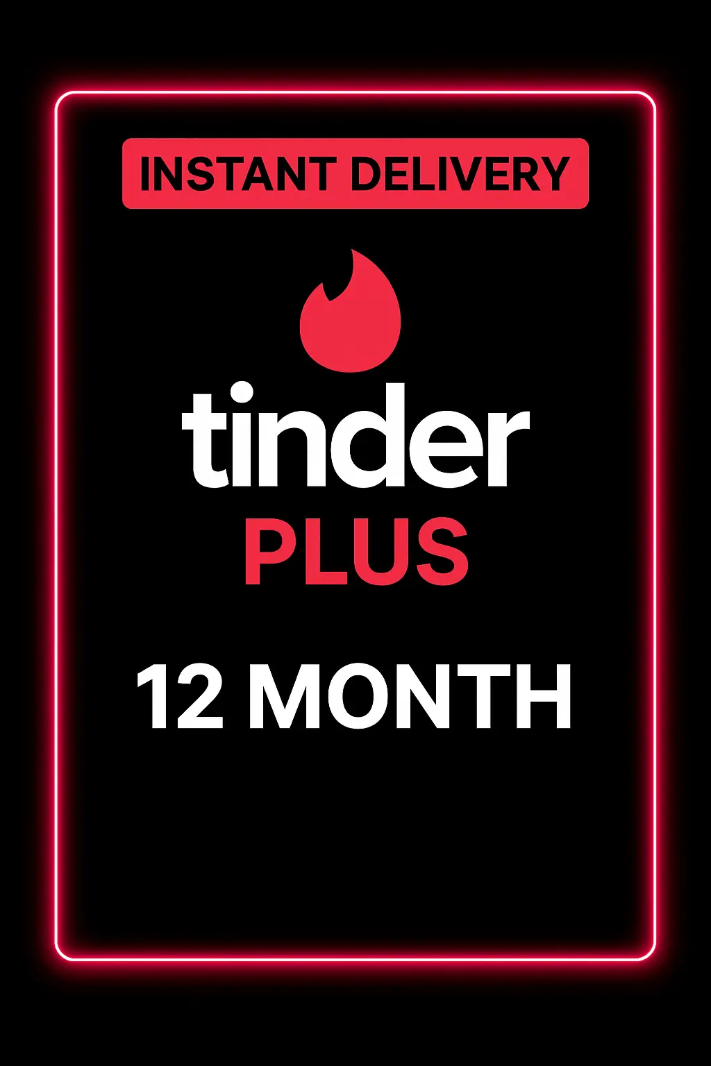 Tinder Plus Code - 12 Month Tinder Plus Code - 12 Month