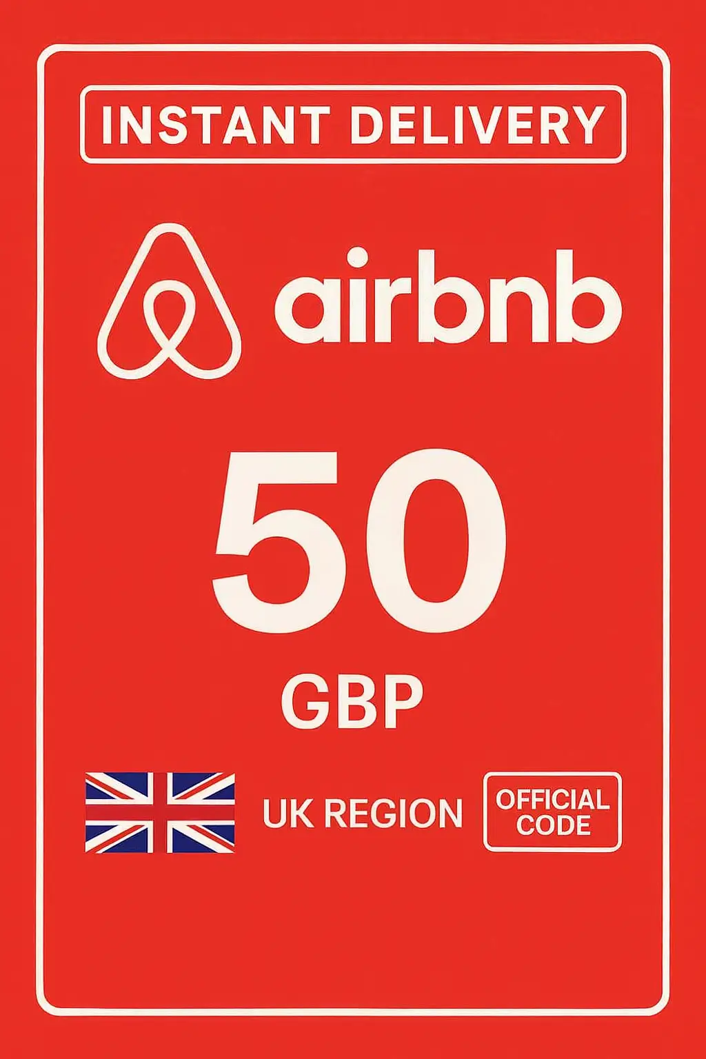 Δωροκάρτα Airbnb - 50 GBP Δωροκάρτα Airbnb - 50 GBP