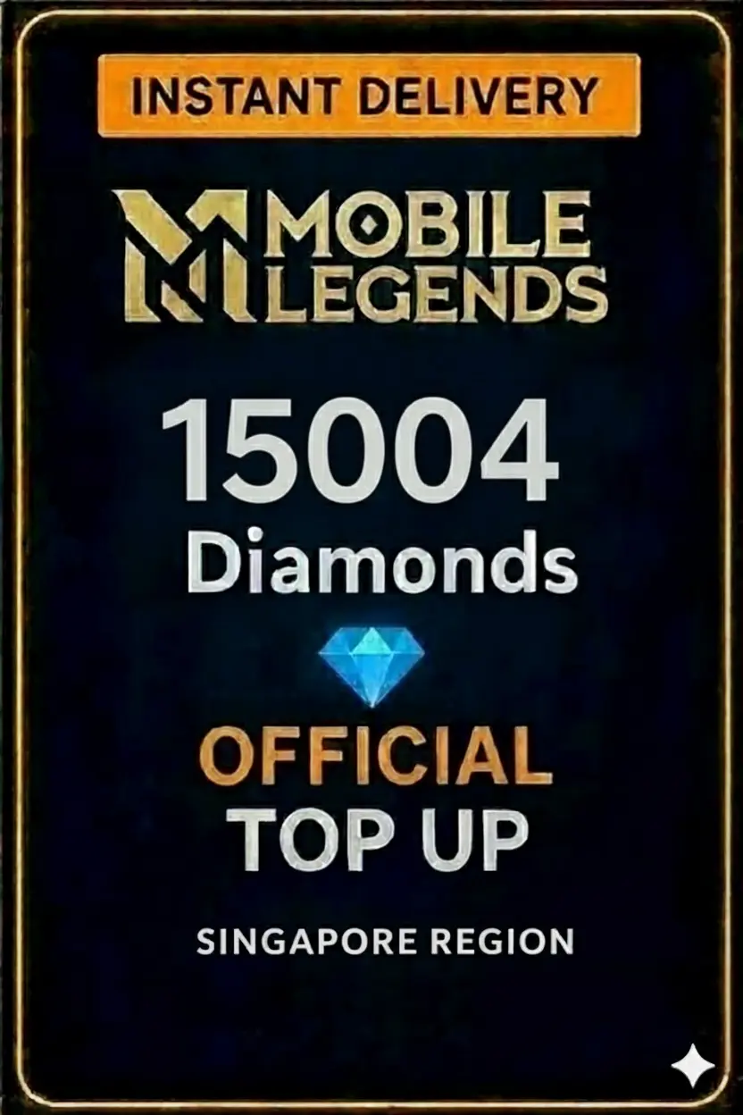Mobile Legends - 15004 Diamonds Top-Up (Singapore) Mobile Legends - 15004 Diamonds Top-Up (Singapore)