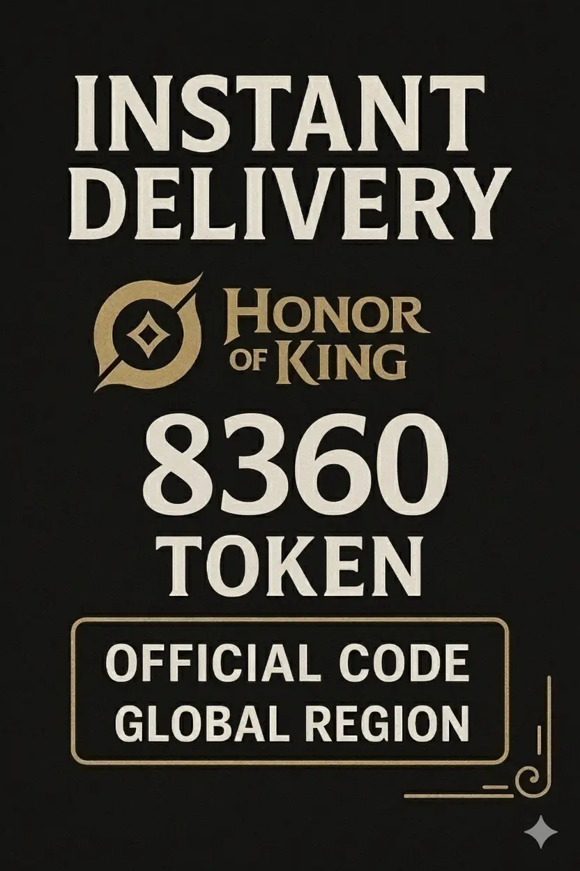 Honor of Kings 8360 Tokens (Global) Honor of Kings 8360 Tokens (Global)