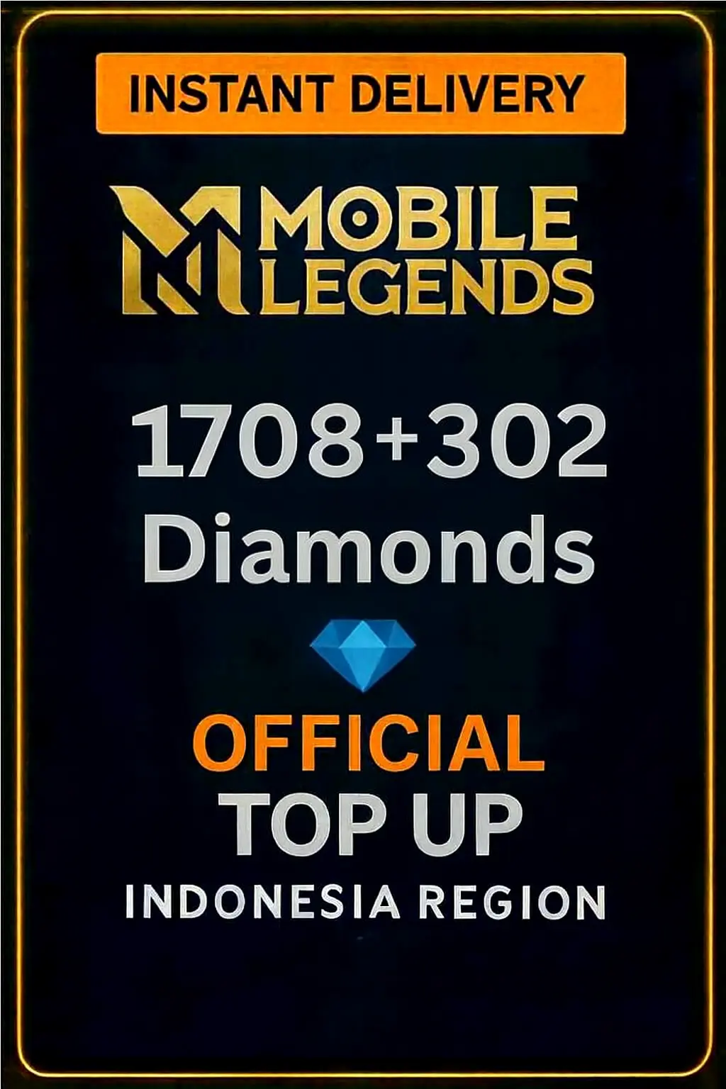 Mobile Legends 1708 + 302 диаманта Топ-ъп (Индонезия) Mobile Legends 1708 + 302 диаманта Топ-ъп (Индонезия)