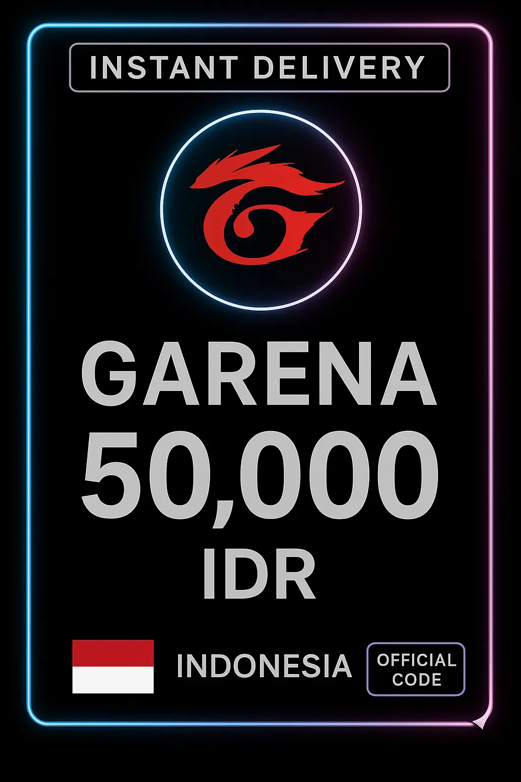 Garena Shells RP 50.000 (ID) Garena Shells RP 50.000 (ID)