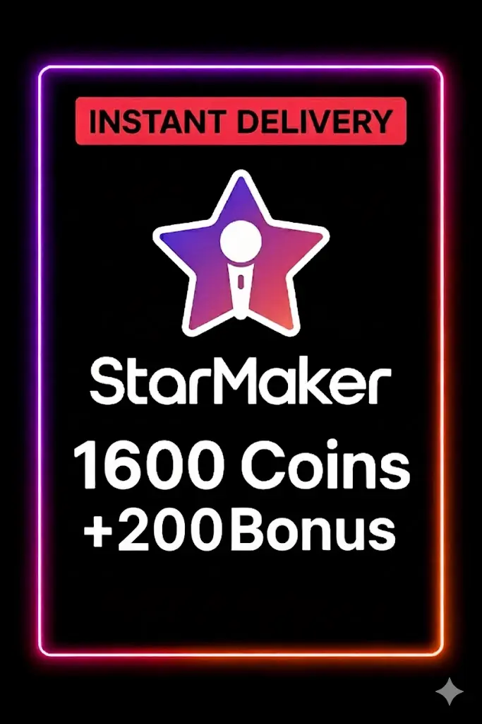 StarMaker 1600 Pul + 200 Bonus StarMaker 1600 Pul + 200 Bonus