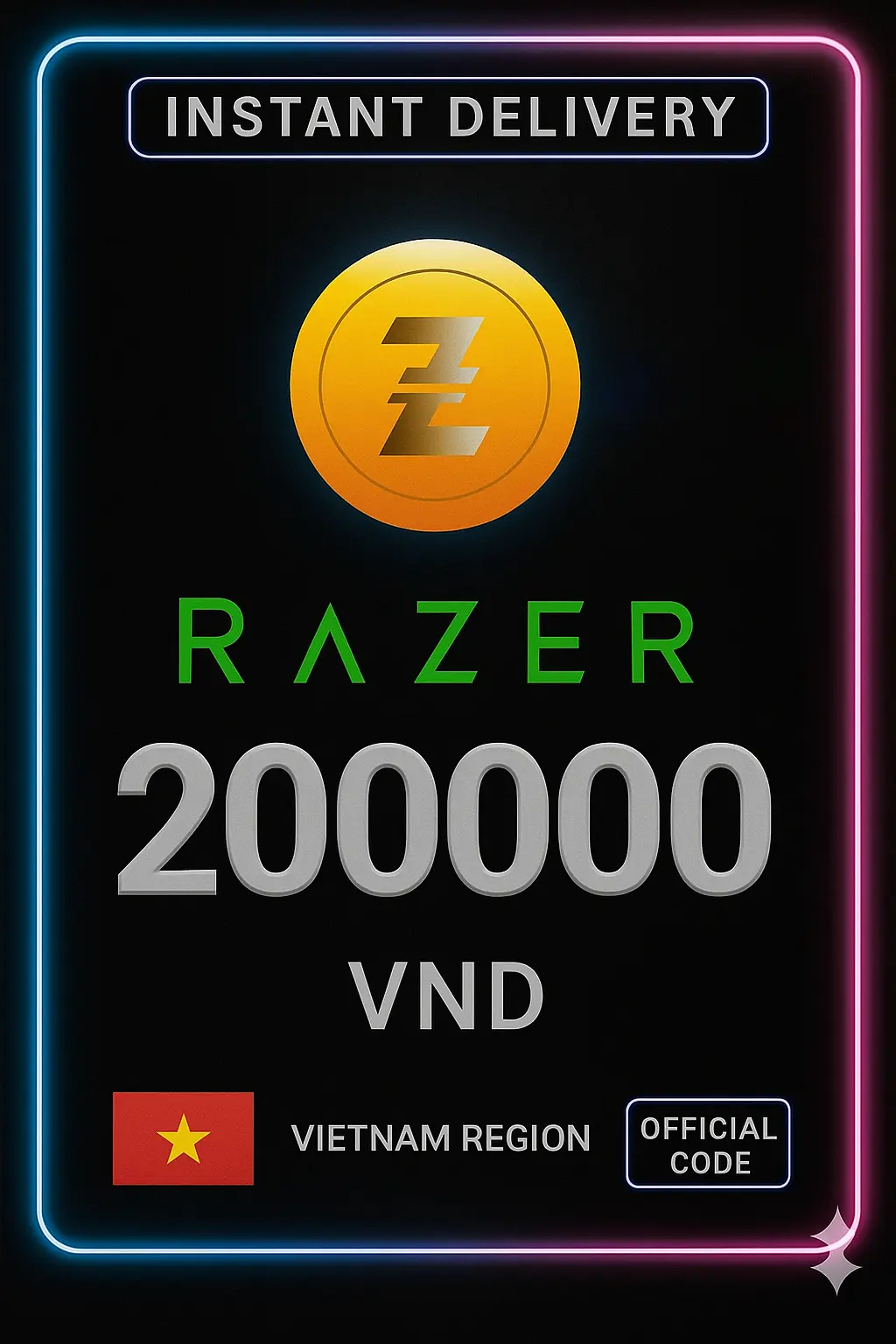 Razer Gold Vietnam VND 200000 Razer Gold Vietnam VND 200000