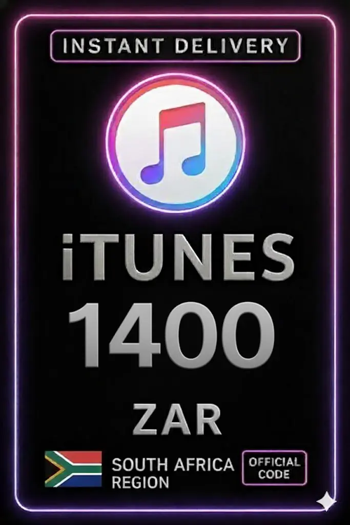 iTunes Gift Card 1400 ZAR ZA iTunes Gift Card 1400 ZAR ZA