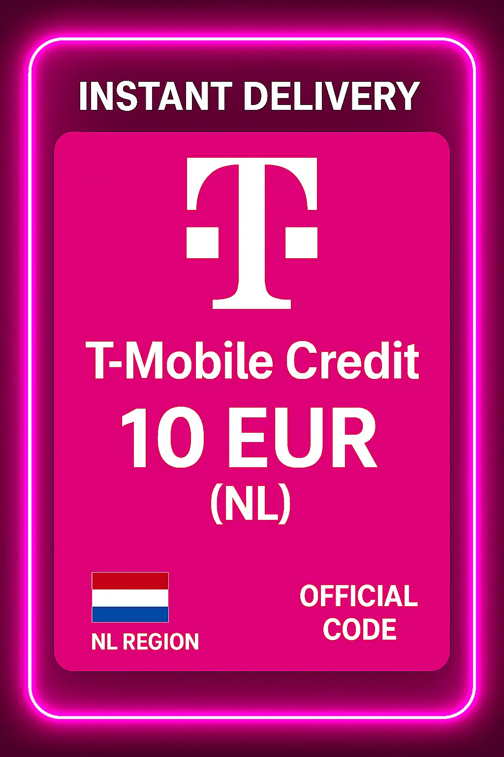 T-Mobile Kredit - 10 EUR (NL) T-Mobile Kredit - 10 EUR (NL)