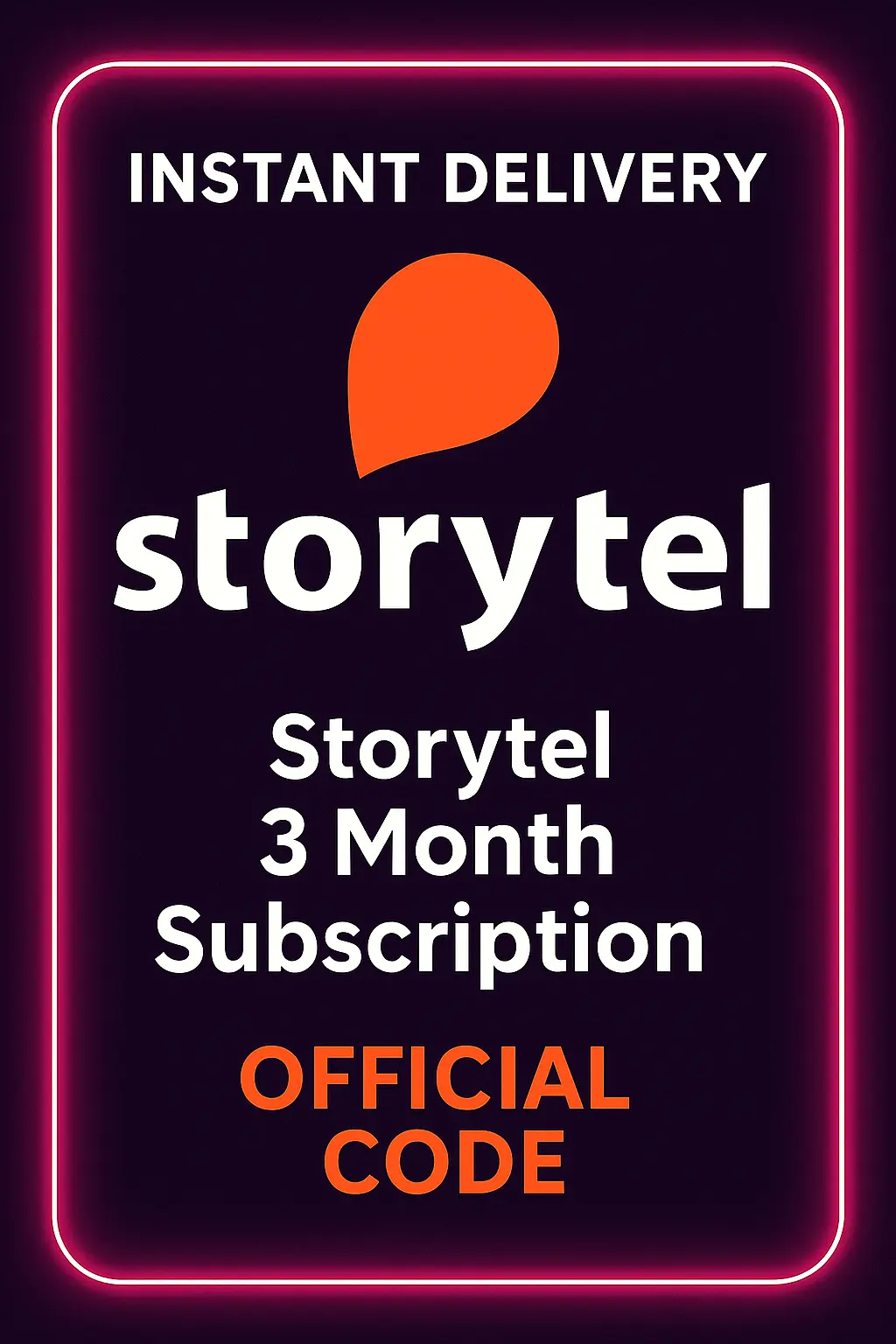 Storytel 3 Maanden Abonnement | Verenigde Arabische Emiraten - (GCC) Storytel 3 Maanden Abonnement | Verenigde Arabische Emiraten - (GCC)