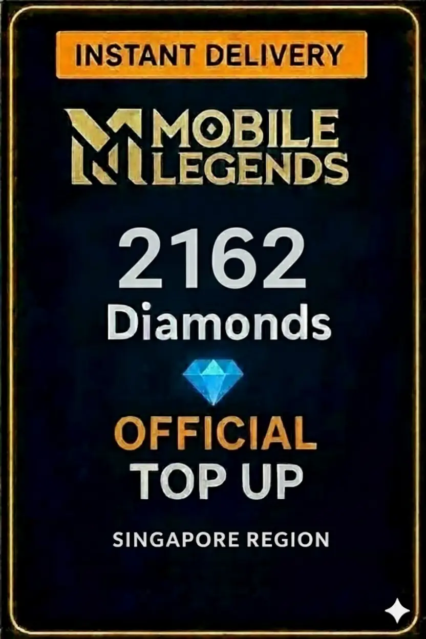 Mobile Legends - 2162 Diamonds Top-Up (Singapore) Mobile Legends - 2162 Diamonds Top-Up (Singapore)