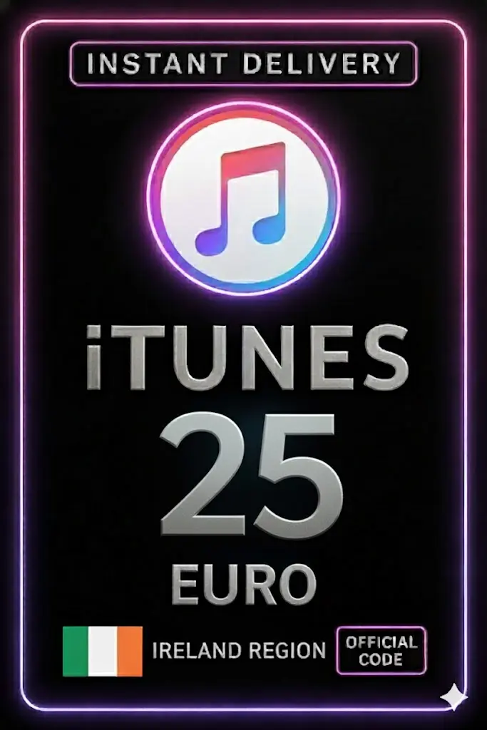 iTunes gjafakort 25 € IR iTunes gjafakort 25 € IR