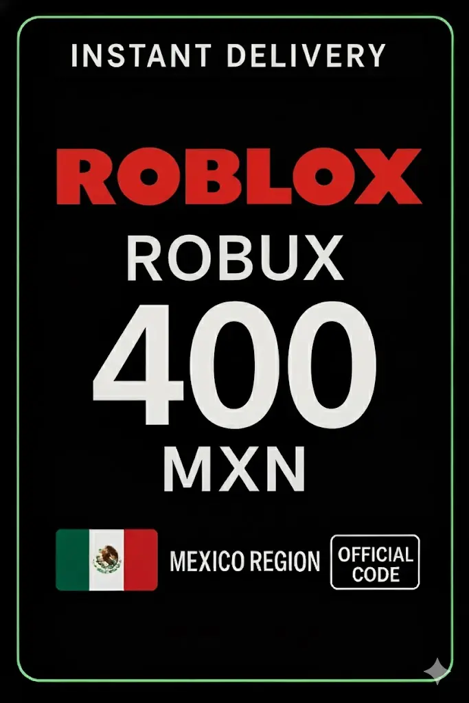 Roblox 400 MXN Game Card (MX) Roblox 400 MXN Game Card (MX)