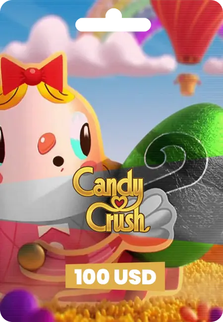Candy Crash Saga - 100$ Gold Bar Code Candy Crash Saga - 100$ Gold Bar Code
