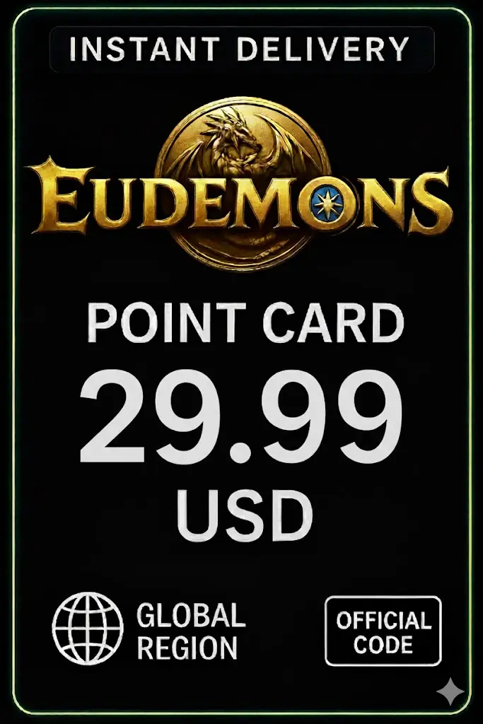 Eudemons Punktkarte 29,99 USD Eudemons Punktkarte 29,99 USD