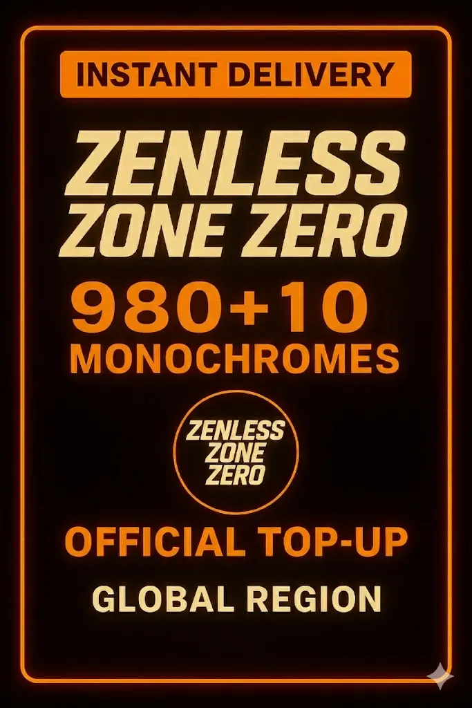 Zenless Zone Zero - 980 + 110 Monochromy (Doplnění) Zenless Zone Zero - 980 + 110 Monochromy (Doplnění)