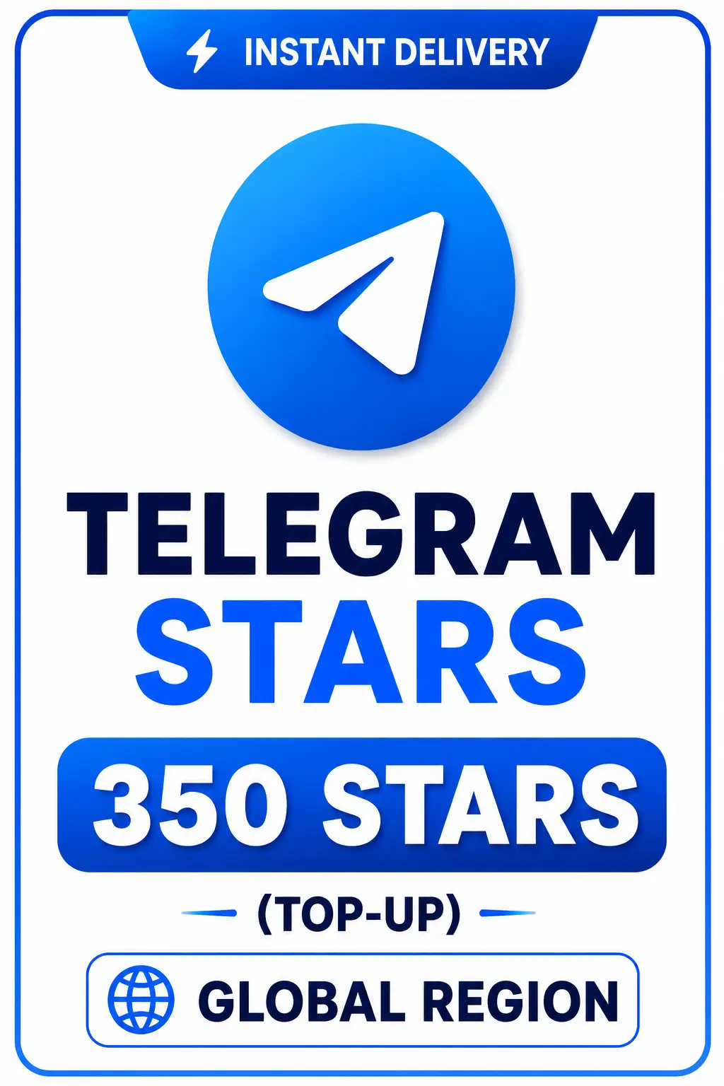 Telegram - 350 Stars (Top-Up) Telegram - 350 Stars (Top-Up)
