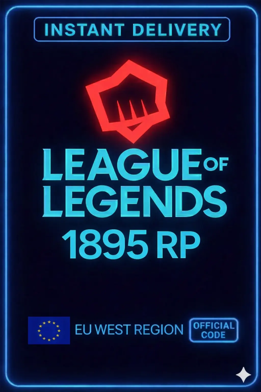 Riot Points - 1895 RP (EU) Riot Points - 1895 RP (EU)