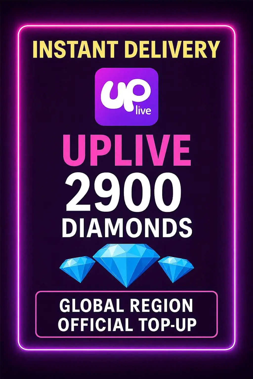 UPlive 2900 Diamonds (Top-Up) UPlive 2900 Diamonds (Top-Up)