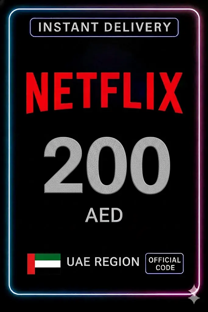 Carta Regalo Netflix 200 AED Carta Regalo Netflix 200 AED