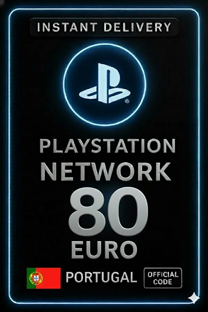بطاقة بلاي ستيشن PSN بقيمة 80 يورو (PT) بطاقة بلاي ستيشن PSN بقيمة 80 يورو (PT)