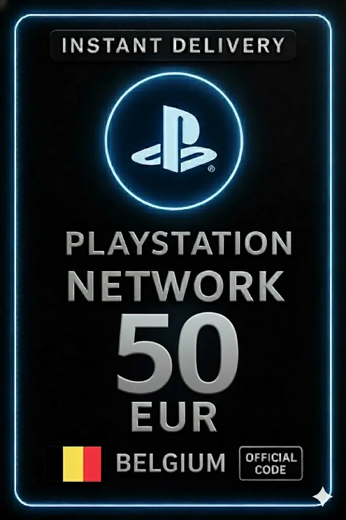 Карта за подаръци Playstation Белгия - 50€ (BE) Карта за подаръци Playstation Белгия - 50€ (BE)