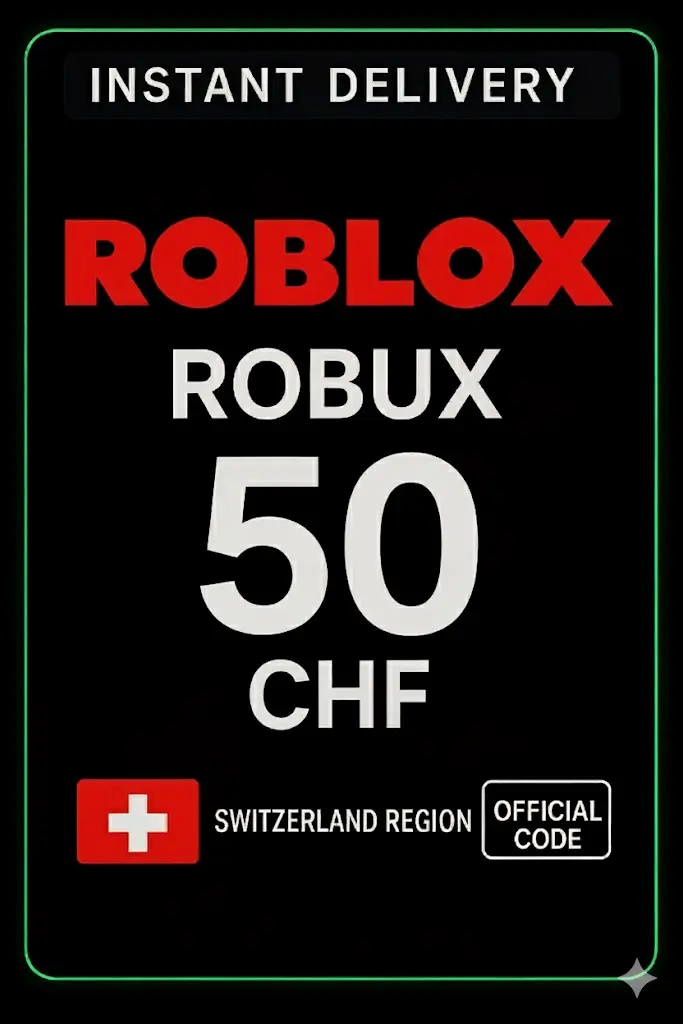 Roblox 50 CHF Game Card (CH) Roblox 50 CHF Game Card (CH)