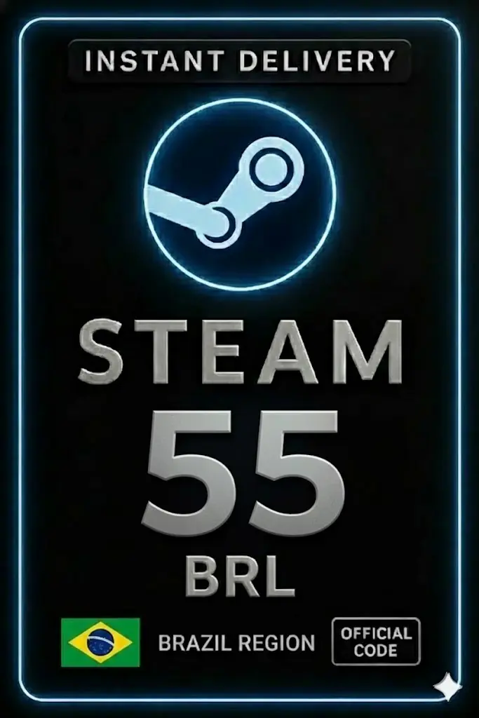 Steam Wallet Code Brazil 55 BRL Steam Wallet Code Brazil 55 BRL