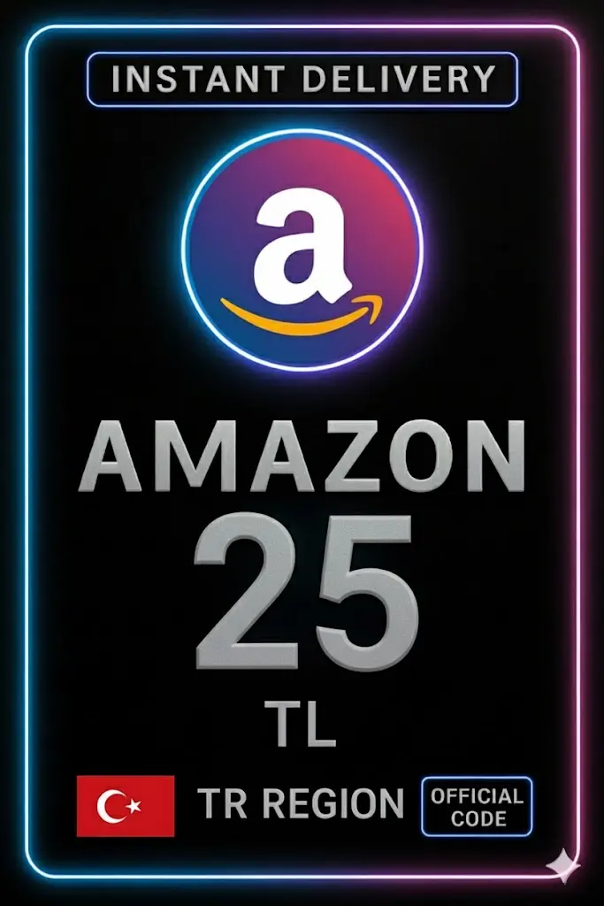 अमेज़न उपहार कार्ड २५ टीएल अमेज़न उपहार कार्ड २५ टीएल